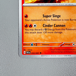 Pokemon TCG Card - Camerupt 12/91 Uncommon | 2024 Paldean Fates | NM/Mint - Image 4