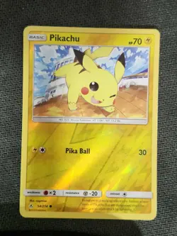PIKACHU - 54/214 - UNBROKEN BONDS - COMMON - POKEMON CARD - REVERSE - Image 1