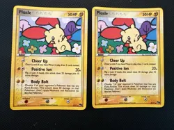 2x Plusle 5/17 POP Series 3 Holo Pokemon Card - Image 1