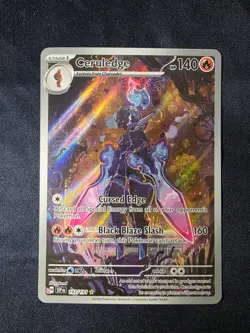Pokemon TCG Ceruledge Illustration Rare Sv08: Surging Sparks 197/191 NM - Image 1