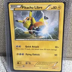 Pokemon Pikachu Libre (Non-Holo) XY Trainer Kit:Pikachu Libre & Suicune 14/30 LP - Image 2
