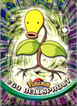 Bellsprout #69 - Pokemon Topps - Green Logo - Image 1