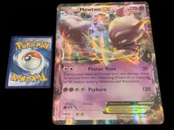2015 Pokemon Mewtwo EX Oversized Promo Card - EX Condition - Image 1
