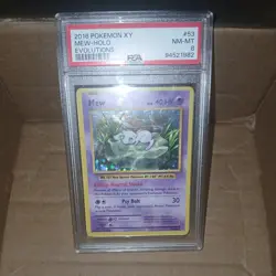 2016 Pokemon XY Evolutions Mew Holo 53/108 PSA 9 - Image 1