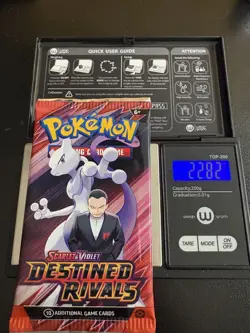 HEAVY! GOD PACKUU SIRUU 22.82g Destined Rivals Pokemon TCG Booster (SEALED) - Image 1