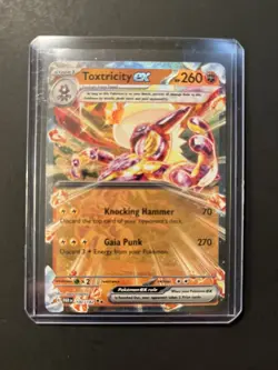 Pokemon TCG Toxtricity ex Paradox Rift 100/182 Holo Double Rare - Image 3
