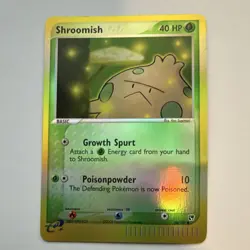 Pokemon TCG Shroomish 78/100 EX Sandstorm Reverse Holo Common 40 HP English - Image 1