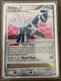 Pokemon TCG Dialga LV. X Holo Rare Card Diamond & Pearl DP17 - Image 1