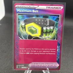 Maximum Belt 154/162 Ace Spec Rare SV05: Temporal Forces Holo Pokemon TCG NM 154 - Image 1