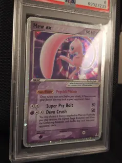 PSA 6 EX-MT Holo Mew ex - Pokemon EX Holon Phantoms 100/110 💯💯💯 - Image 2