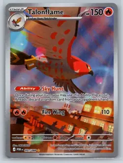 Talonflame 091/088 Pokemon TCG Perfect Order Holo NM Illustration Rare - Image 1