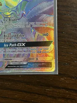 Alolan Ninetales GX 150/145 SM Guardians Rising Secret Rare Rainbow Holo Pokemon - Image 4