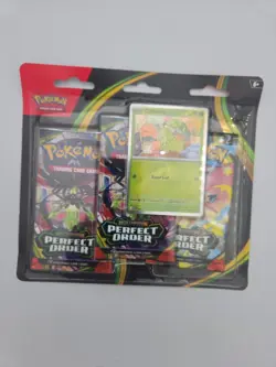 Pokemon Mega Evolution Perfect Order Booster Bundle (3 Packs) Sealed New TCG US - Image 1