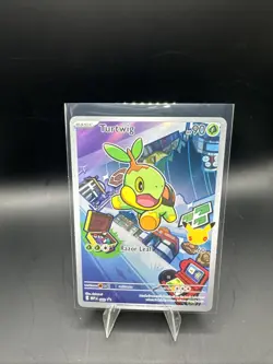 Pokemon Turtwig 040 - First Partners Black Star Promo - Full Art Holo - Mint - Image 1