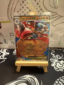 Pokemon TCG Mega Evolutions Mega Lucario EX 077/132 Near Mint English - Image 1