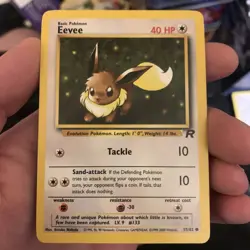 Pokemon TCG Eevee Team Rocket 55/82 Common mp - Image 1