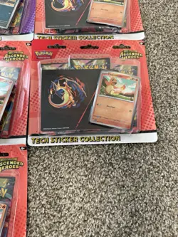 Pokemon Ascended Heroes Tech Sticker Collection Lot Of 7 Sealed New - Image 3