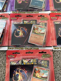 Pokemon Ascended Heroes Tech Sticker Collection Lot Of 7 Sealed New - Image 4