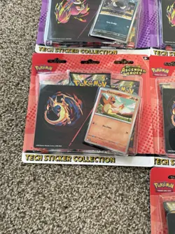 Pokemon Ascended Heroes Tech Sticker Collection Lot Of 7 Sealed New - Image 5