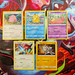 Pokemon Cards McDonald 2018 Promos Job Lot Bundle 5 Confetti Holo incl Psyduck - Image 1