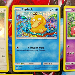 Pokemon Cards McDonald 2018 Promos Job Lot Bundle 5 Confetti Holo incl Psyduck - Image 2