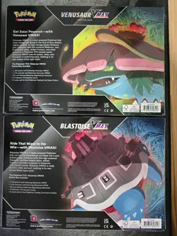 Pokemon TCG Blastoise VMAX & Venusaur VMAX Battle Box Sealed SWSH - Image 2