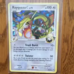 Pokemon Rayquaza C Supreme Victors Holo Rare SP Basic 100HP 8/147 Card 2009 - Image 1