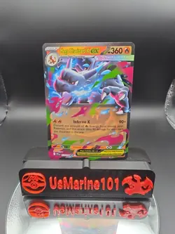 Mega Charizard X ex - 013/094 - Phantasmal Flames Double Rare Pokemon Card - NM - Image 1