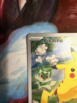 Pikachu 088 Sv: Scarlet & Violet Promo Card Holo Illustration Rare NM - Image 2
