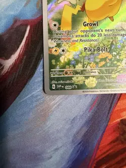 Pikachu 088 Sv: Scarlet & Violet Promo Card Holo Illustration Rare NM - Image 5