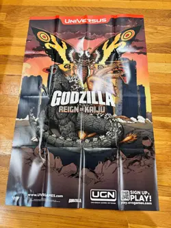 Universus UGN TCG Card Game Godzilla Reign of Kaiju Store Promo Poster 24" x 36" - Image 2