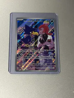 Pokemon TCG Destined Rivals Team Rockets Murkrow Card 200/182 IR Mint - Image 1