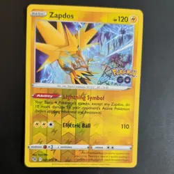 ZAPDOS 029/078 POKEMON CARD (POKEMON GO SET) REVERSE HOLO - Image 3