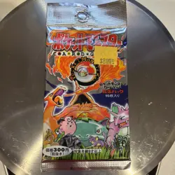 Pokemon Base Set Booster Pack Japanese Charizard Art 10 Cards - Image 2