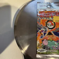 Pokemon Base Set Booster Pack Japanese Charizard Art 10 Cards - Image 3