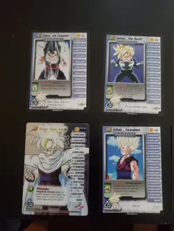 Super Saiyan Gohan Personality cards Lv1-5 + HT Foil [Score DBZ CCG: Cell Saga] - Image 2