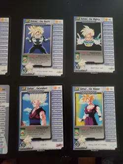 Super Saiyan Gohan Personality cards Lv1-5 + HT Foil [Score DBZ CCG: Cell Saga] - Image 3