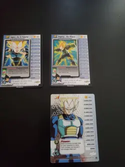 Vegeta Limited 1-3 + HT Cell Saga DBZ CCG Personality Card Set Dragon Ball Z - Image 3
