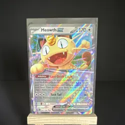 Pokemon Meowth EX Full Art Ultra Rare Holo 062/088 170 HP Card - Image 3