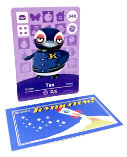 Animal Crossing Nintendo Amiibo - TEX #340 - Series 4 Authentic Card - Image 1