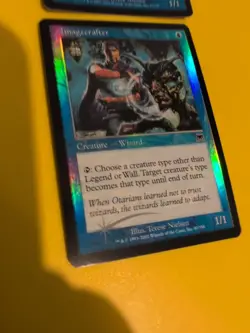 Imagecrafter x2 Wizard Onslaught. MTG Card. Old vintage FOIL. Shooting star. - Image 4