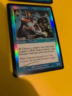 Imagecrafter x2 Wizard Onslaught. MTG Card. Old vintage FOIL. Shooting star. - Image 5