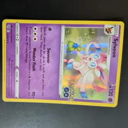 SYLVEON 035/078 POKEMON CARD (POKEMON GO SET) HOLO - Image 3