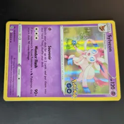 SYLVEON 035/078 POKEMON CARD (POKEMON GO SET) HOLO - Image 4
