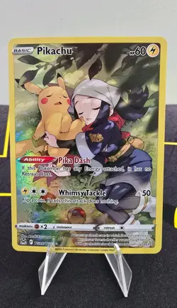 Pokemon TCG Pikachu Lost Origin Trainer Gallery TG05/TG30 Full Art Card NM - Image 1