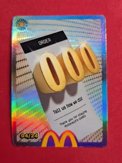 McDonalds Order 000 04/24 Trading Cards 2026 - Redeemed (Legendary) REDEEMED - Image 1