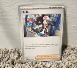 Pokemon Card TCG Hilda Trainer White Flare Uncommon 084/086 NM - Image 1
