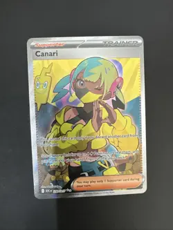 Pokemon TCG - Canari Full Art Trainer-Supporter Card - 257/217 - Image 1