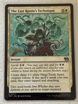 THE LAST RONIN'S TECHNIQUE 12 TEENAGE MUTANT NINJA TURTLES Magic: The Gathering - Image 1