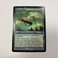 Bow of Nylea FOIL LP Theros 153 / 249 MTG English Creatures Gain Deathtouch - Image 1